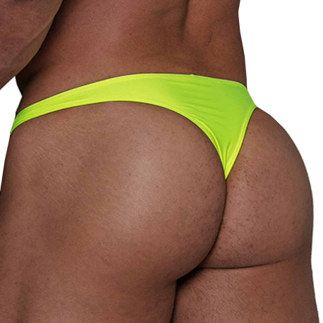 TOF Paris Neon Swim Thong - Neon Yellow