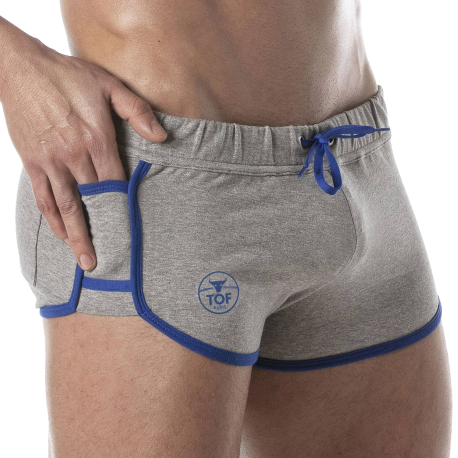 TOF Paris Retro Shorts - Heather Grey