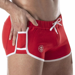 Short Rétro Rouge TOF Paris