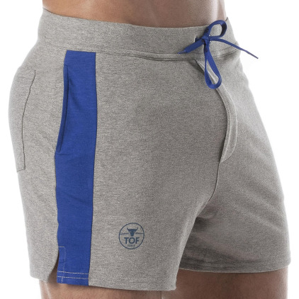 TOF Paris Short Football Gris Chiné TOF Paris Short Football Gris Chiné