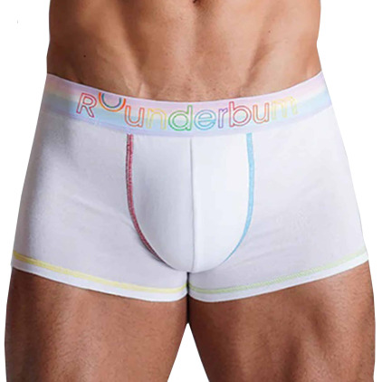Rounderbum Boxer Padded Neon Pride Blanc Rounderbum Boxer Padded Neon Pride Blanc