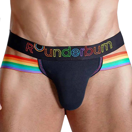 Rounderbum Slip Jock Holster Lift Neon Pride Noir Rounderbum Slip Jock Holster Lift Neon Pride Noir