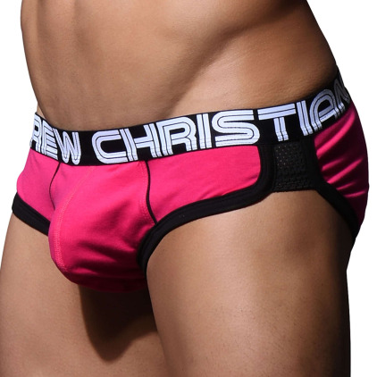 Andrew Christian Slip Retro Pop Show-It Fuchsia