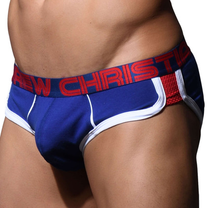 Andrew Christian Slip Retro Pop Show-It Bleu Marine
