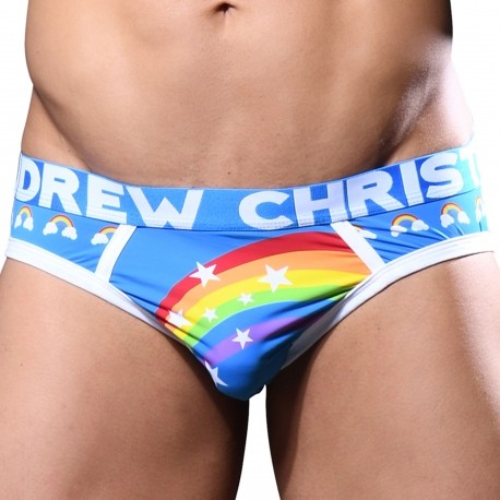 Andrew Christian Slip Almost Naked Rainbow Bleu