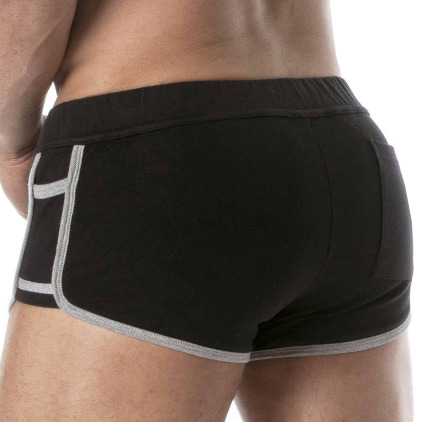 Short Rétro Noir TOF Paris