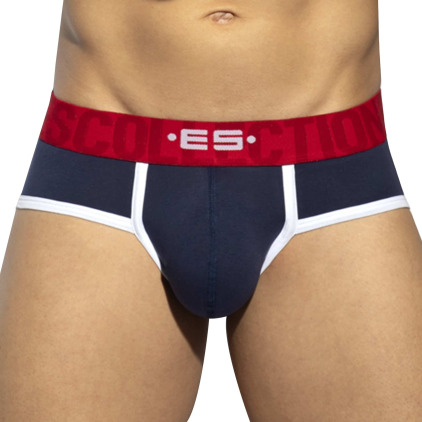 ES Collection Slip Tommy Coton Bleu Marine ES Collection Slip Tommy Coton Bleu Marine