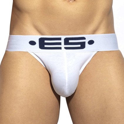 ES Collection Jock Strap Basic Coton Blanc ES Collection Jock Strap Basic Coton Blanc