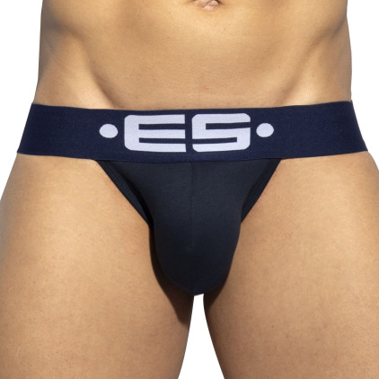 ES Collection Jock Strap Basic Coton Bleu Marine ES Collection Jock Strap Basic Coton Bleu Marine