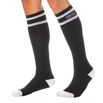 Chaussettes Sport Hautes Noires SKU