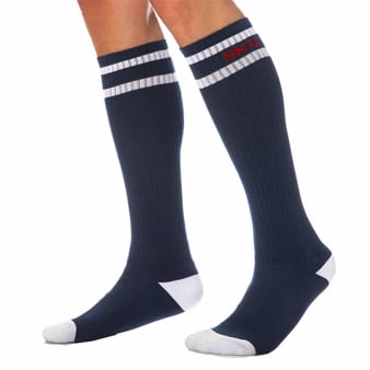 Chaussettes Sport Hautes Bleu Marine SKU