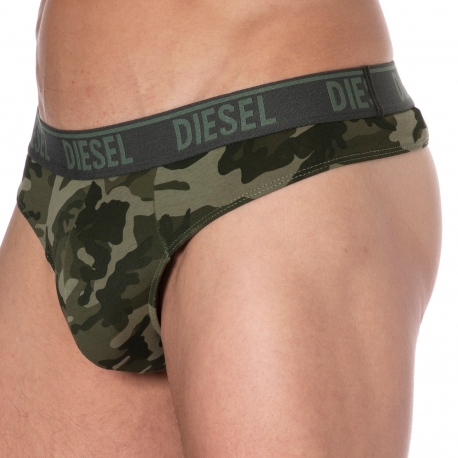 Diesel Cotton Thong - Camouflage