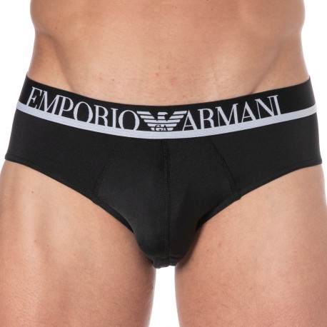 Emporio Armani Slip Essential Microfiber Noir