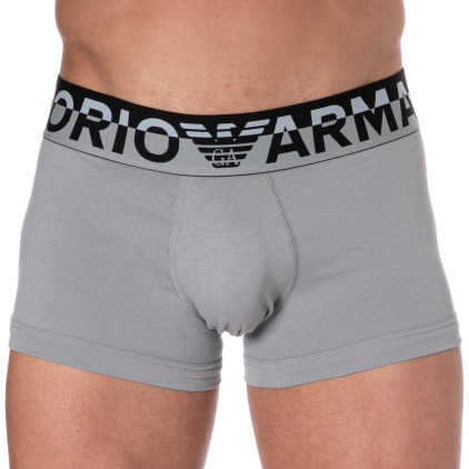 Emporio Armani Megalogo Cotton Boxer Briefs - Stone