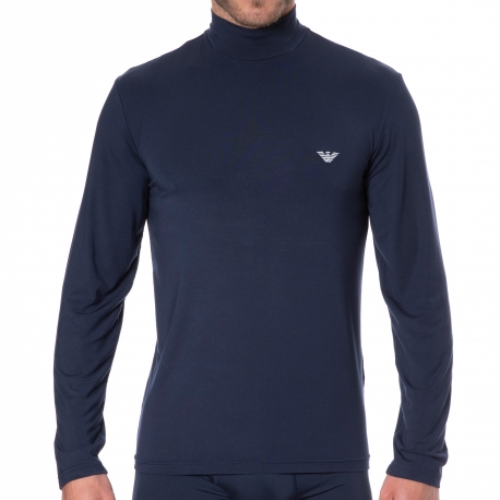 Emporio Armani Soft Modal Sweater - Navy