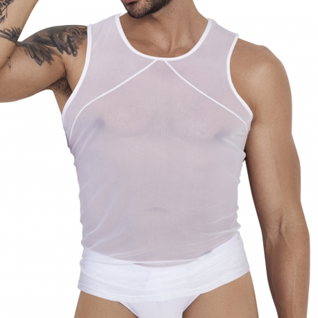 Clever Belial Tank Top - White