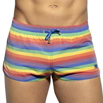 Short de Bain Multi Stripes Arc-en-Ciel ES Collection