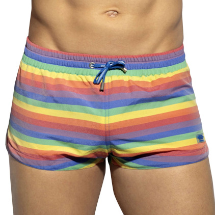 Short de Bain Multi Stripes Arc-en-Ciel ES Collection