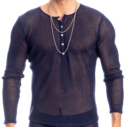 L'Homme invisible T-Shirt Madrague Bleu Marine L'Homme invisible T-Shirt Madrague Bleu Marine