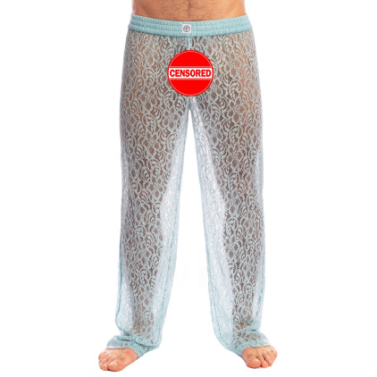 L'Homme invisible Pantalon Lounge Fleur d'Ether Bleu Glacier L'Homme invisible Pantalon Lounge Fleur d'Ether Bleu Glacier