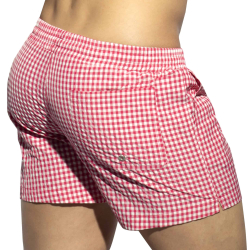 Short de Bain Chess Fuchsia ES Collection
