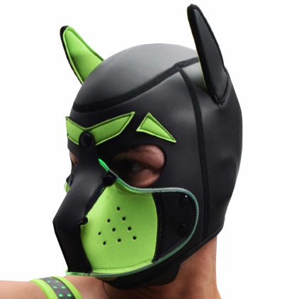 Breedwell Cagoule Poundtown Glow Pup - Noir - Vert Fluo