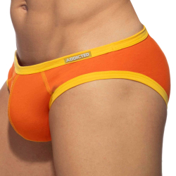 Lot de 3 Slips Twink Coton Orange - Gris - Kaki Addicted
