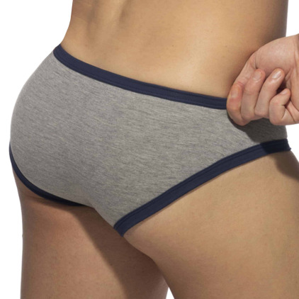 Lot de 3 Slips Twink Coton Orange - Gris - Kaki Addicted