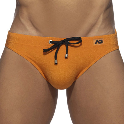 Addicted Slip de Bain Piqué Orange