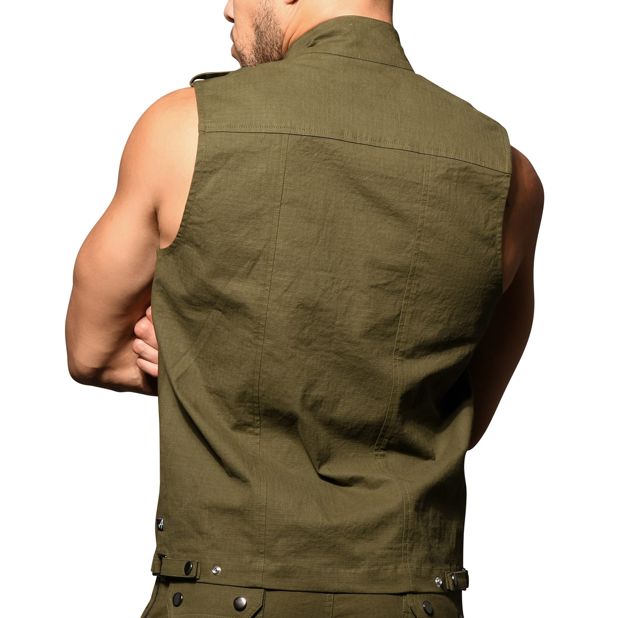 Andrew Christian Capsule Army Vest - Olive