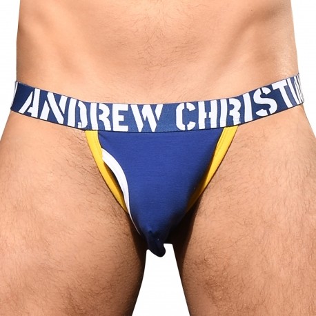 Andrew Christian Jock Strap Almost Naked Fly Tagless Marine
