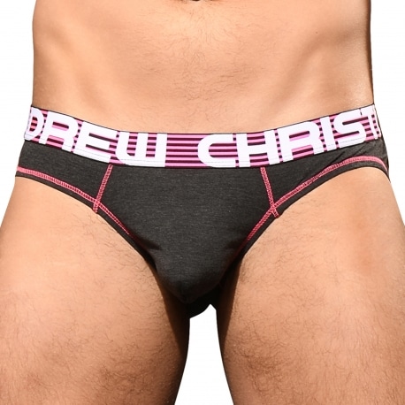 Andrew Christian Almost Naked Hang-Free Briefs – Charcoal