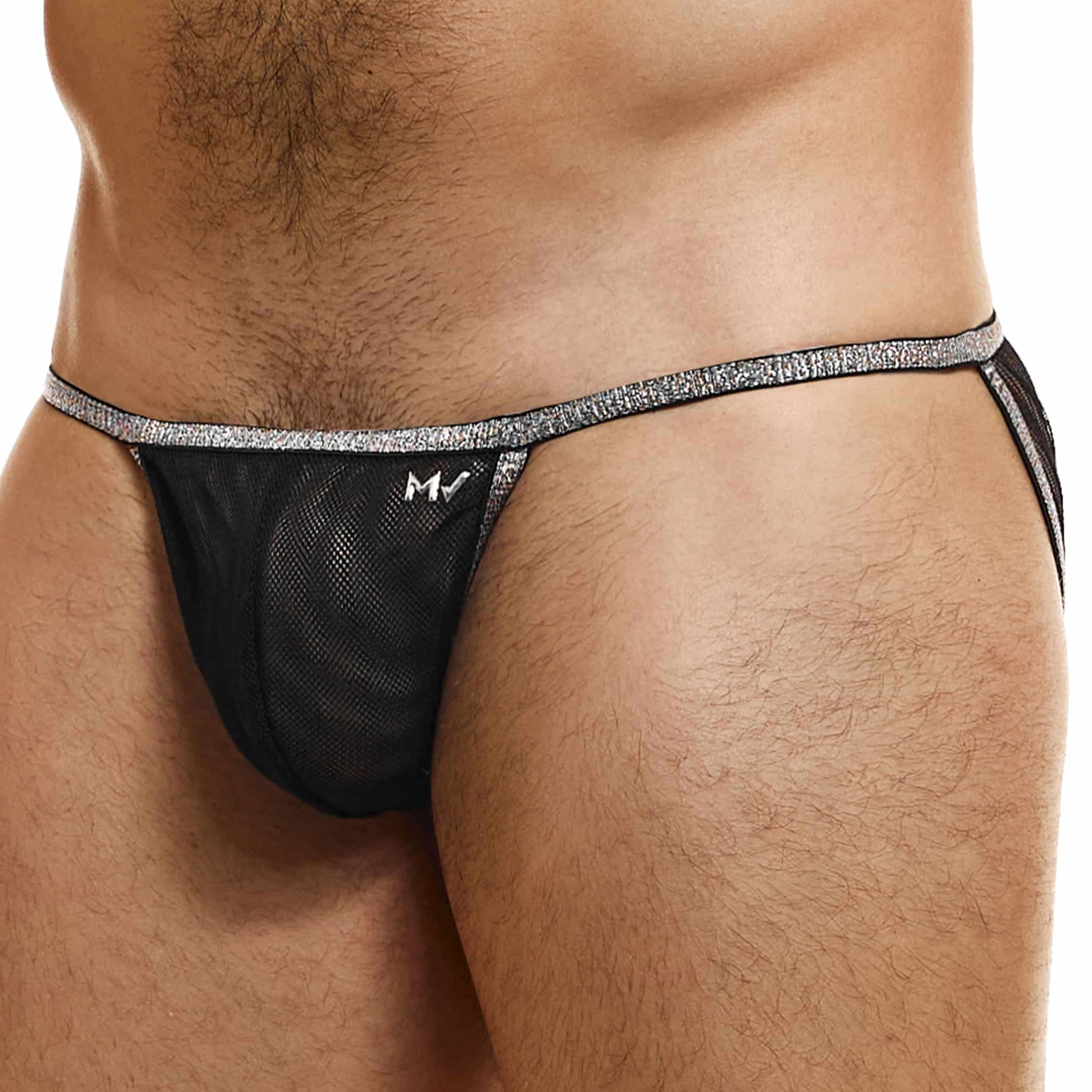 Modus Vivendi Hole Tanga Briefs - Black