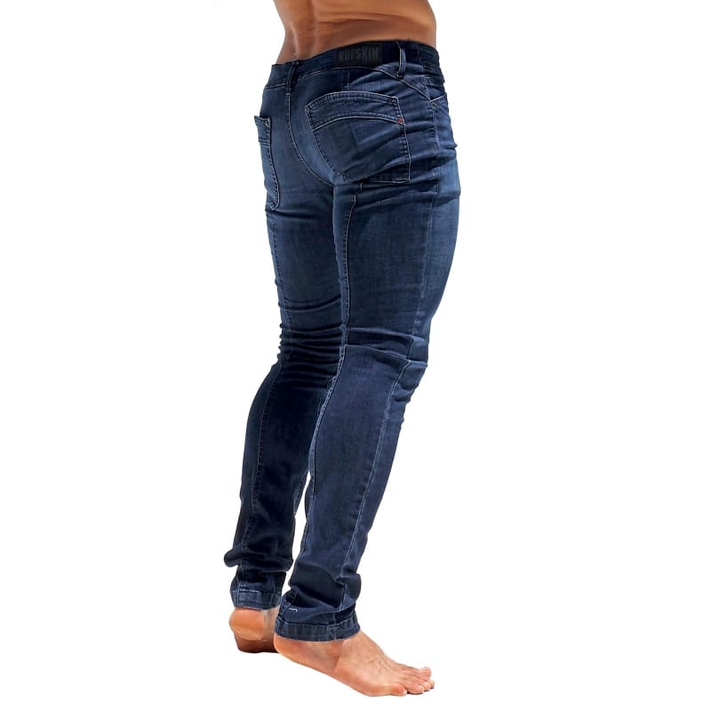 Slim Fit Dark Blue Cotton Jeans For Men Fabric Weight: 5-32 Ounce (oz) at  Best Price in Berhampur | Omkar Traders