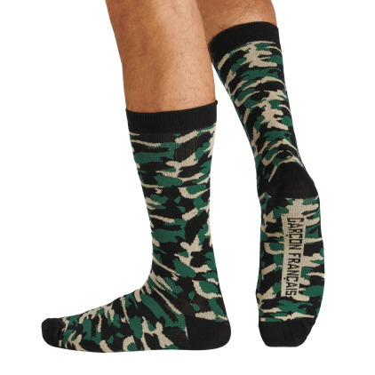 Garçon Français Chaussettes Basses Camouflage Coton