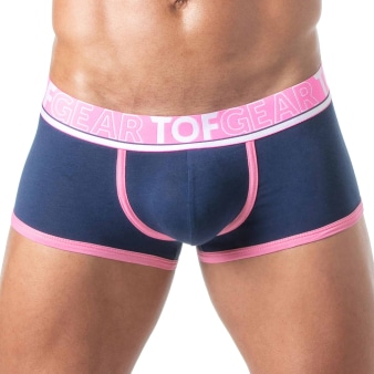 Boxer Court Champion Bleu Marine TOF Paris