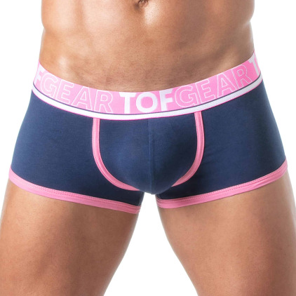 Boxer Court Champion Bleu Marine TOF Paris
