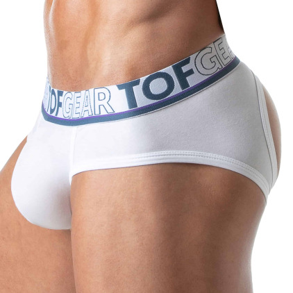 TOF Paris Slip Empty Bottom Champion Blanc TOF Paris Slip Empty Bottom Champion Blanc