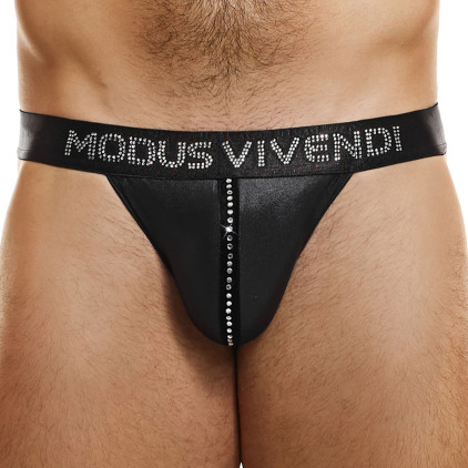Modus Vivendi Slip Tanga Flashy Noir
