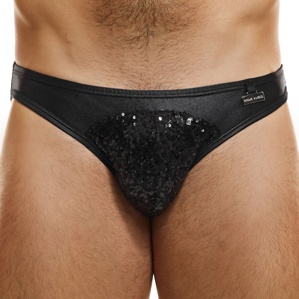 Modus Vivendi Slip Low Cut Mix Sequins Noir Modus Vivendi Slip Low Cut Mix Sequins Noir
