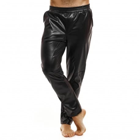 Modus Vivendi Pantalon Leather Noir