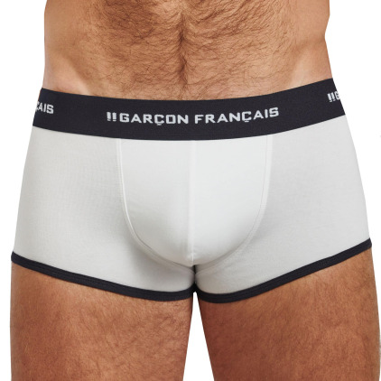 Garçon Français Boxer L'Amoureux Blanc Garçon Français Boxer L'Amoureux Blanc