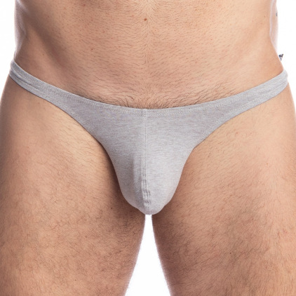 L'Homme invisible String Bikini Louspo Gris Chiné