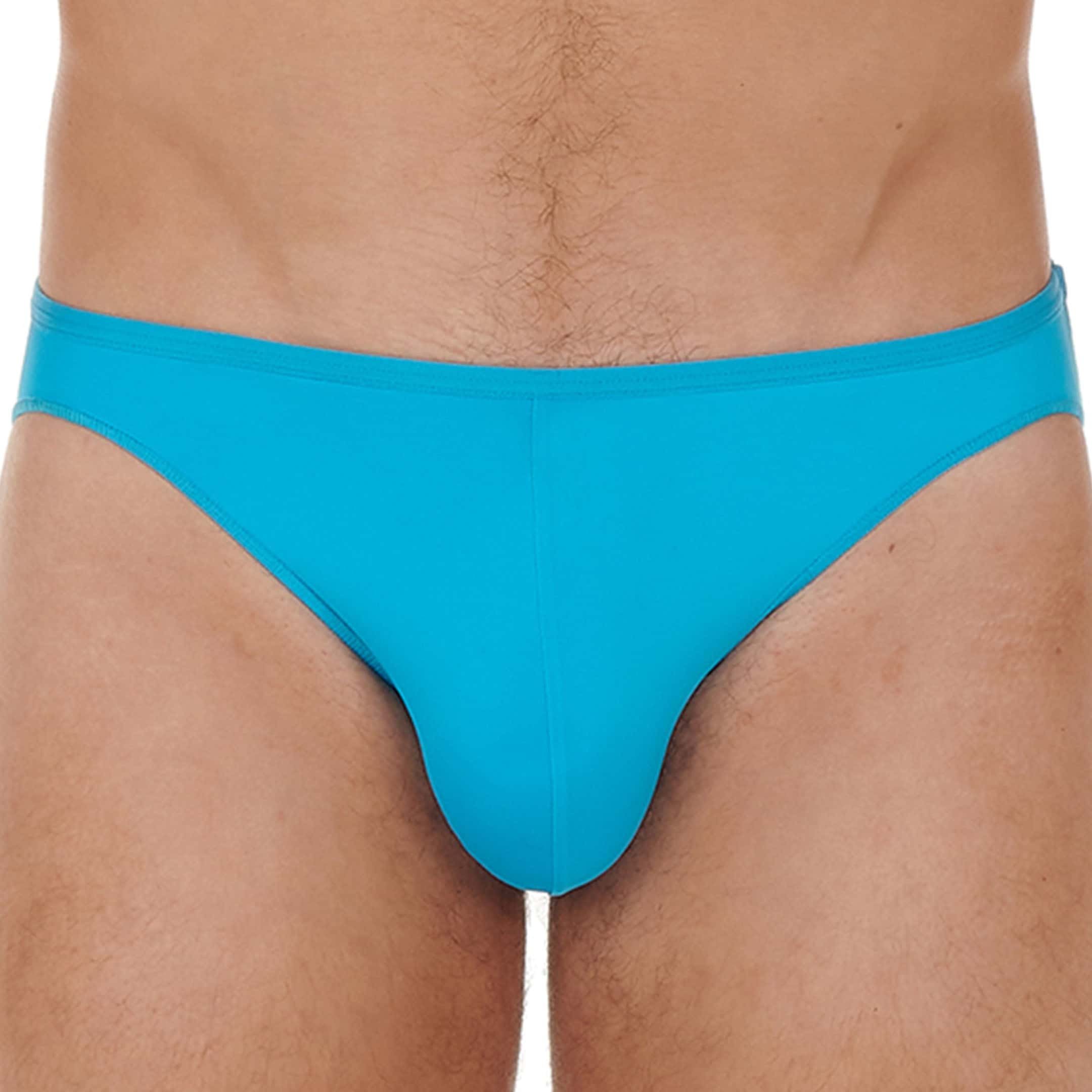 Hom Men navy blue Plume temptation G-string thong underwear size L XL