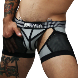 Boxer Jock Chock Hybred Gris Breedwell