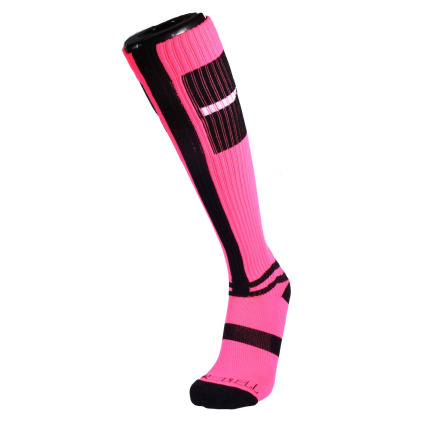 Chaussettes Hautes Infinity Rose Fluo Breedwell