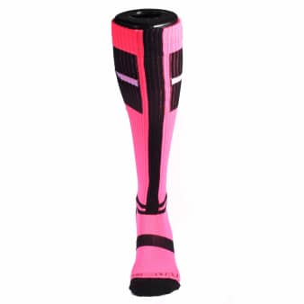 Chaussettes Hautes Infinity Rose Fluo Breedwell