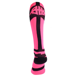 Chaussettes Hautes Infinity Rose Fluo Breedwell