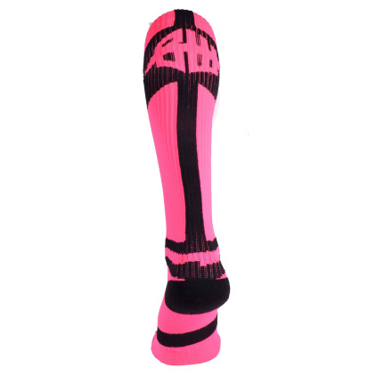Chaussettes Hautes Infinity Rose Fluo Breedwell