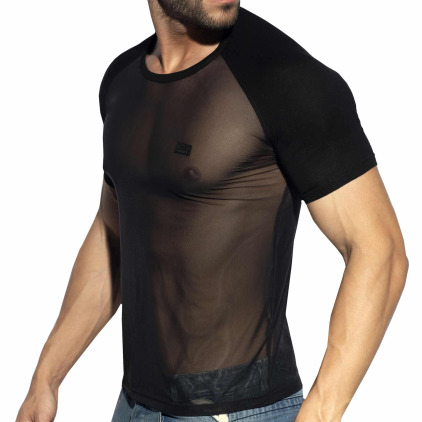 T-Shirt Raglan Net Noir ES Collection